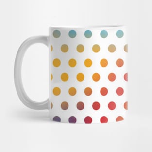 polka dot colorful Mug